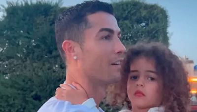 El tierno video de Cristiano Ronaldo con su hija más pequeña que conmovió a sus seguidores