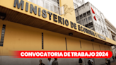 Ministerio de Economía ofrece trabajos con sueldos de hasta S/10.000 en Perú: requisitos y LINK para postular