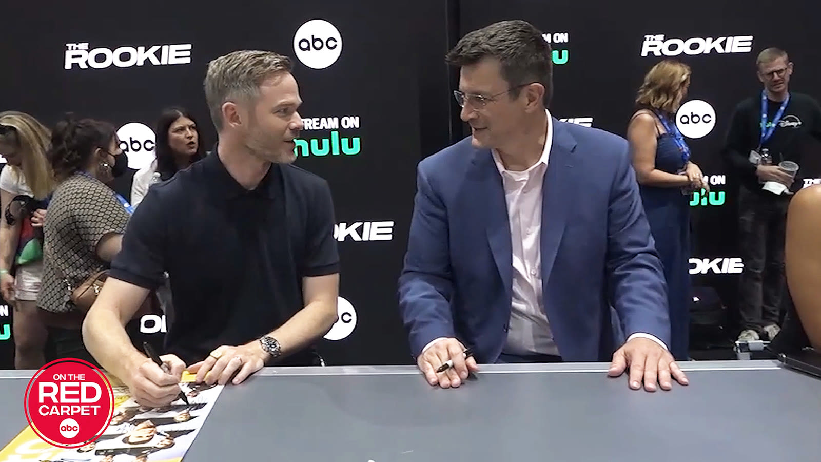 Nathan Fillion and Shawn Ashmore are no rookies when it comes to attending San Diego Comic Con