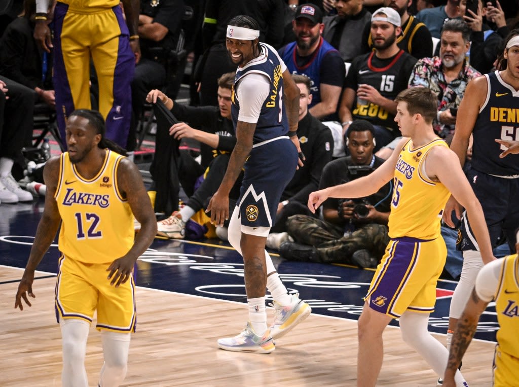 Kentavious Caldwell-Pope suffers sprained ankle in Game 5 of Nuggets’ playoff series vs. Lakers