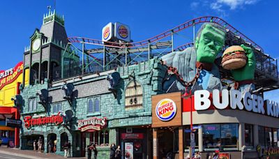 Yes, There Really Is A Burger King With A Rollercoaster On Its Roof