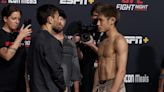 UFC on ESPN 58 ceremonial weigh-in faceoff highlights video, photo gallery