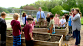 Local leaders celebrate Wisconsin School Garden Day with Summit Elementary students