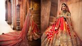 Radhika Merchant's red Manish Malhotra vidai lehenga with real gold work pays tribute to Gujarati heritage