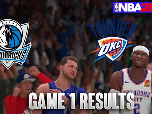 Mavericks vs. Thunder Game 1 Results According To NBA 2K24