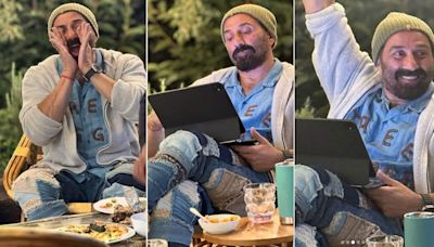 Sunny Deol gives a peek into his full of fun work schedule