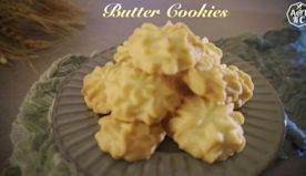 [4K影片] Butter Cookies 牛油曲奇/唧花曲奇