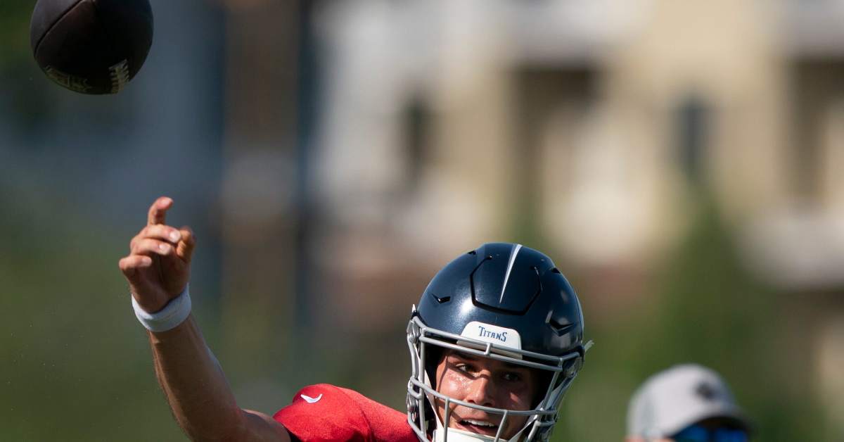 Tennessee Titans Quarterback Mason Rudolph Maintaining High-Level Training Camp Performance