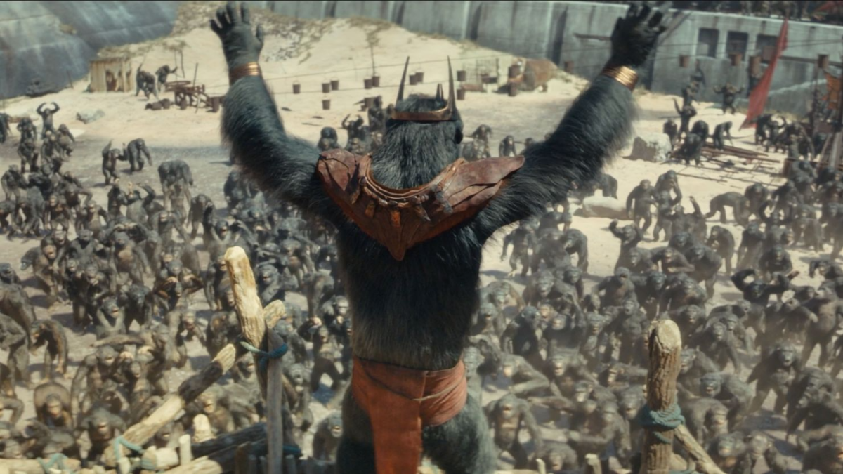 CLIP: Kingdom of the Planet of the Apes Scene Reveals Thousands of CGI Apes