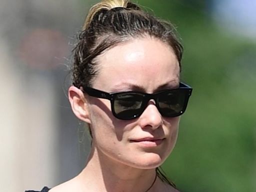 Olivia Wilde flashes abs in a sports bra after hitting the gym in LA