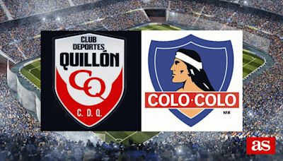 Deportes Quillón vs Colo Colo: estadísticas previas y datos en directo | Copa Chile Easy 2024