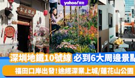 深圳好去處｜深圳地鐵10號線必到6大周邊景點推介！福田口岸出發途...