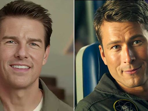 Top Gun: Maverick Star Glen Powell Recalls Tom Cruise's Risky Helicopter Prank That Made Him Think "Am I...