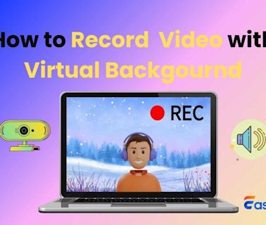 How to Record Video with Virtual Background [No Green Screen]