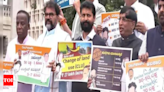 Karnataka MUDA scam: Political drama continues as BJP MLAs stage protest march | India News - Times of India