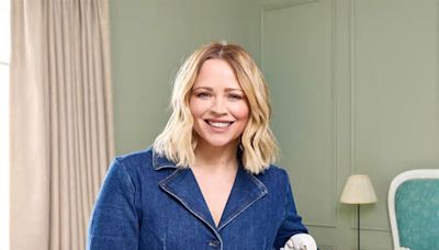 Kimberley Walsh launches a new soothing paint colour - calling it the 'perfect sage green tone'