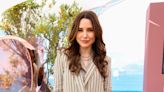 Sophia Bush Flatters Her Feet in Peep-Toe Mules at The Female Quotient Equality Lounge