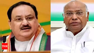 'Biggest patroniser': BJP chief JP Nadda writes to Mallikarjun Kharge over Tamil Nadu hooch tragedy | India News - Times of India