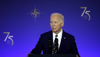 Biden’s Split-Screen Week: Trying to Reassure His Party and NATO Allies