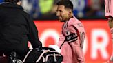 Messi y un golpe en la rodilla que lo pone en duda para el clásico con Orlando