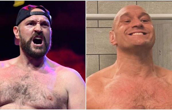 Tyson Fury shows off his eye-opening physique just days away from Oleksandr Usyk fight
