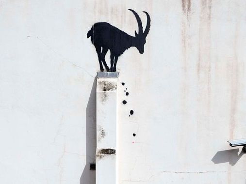 Banksy reveals new artwork featuring goat in west London