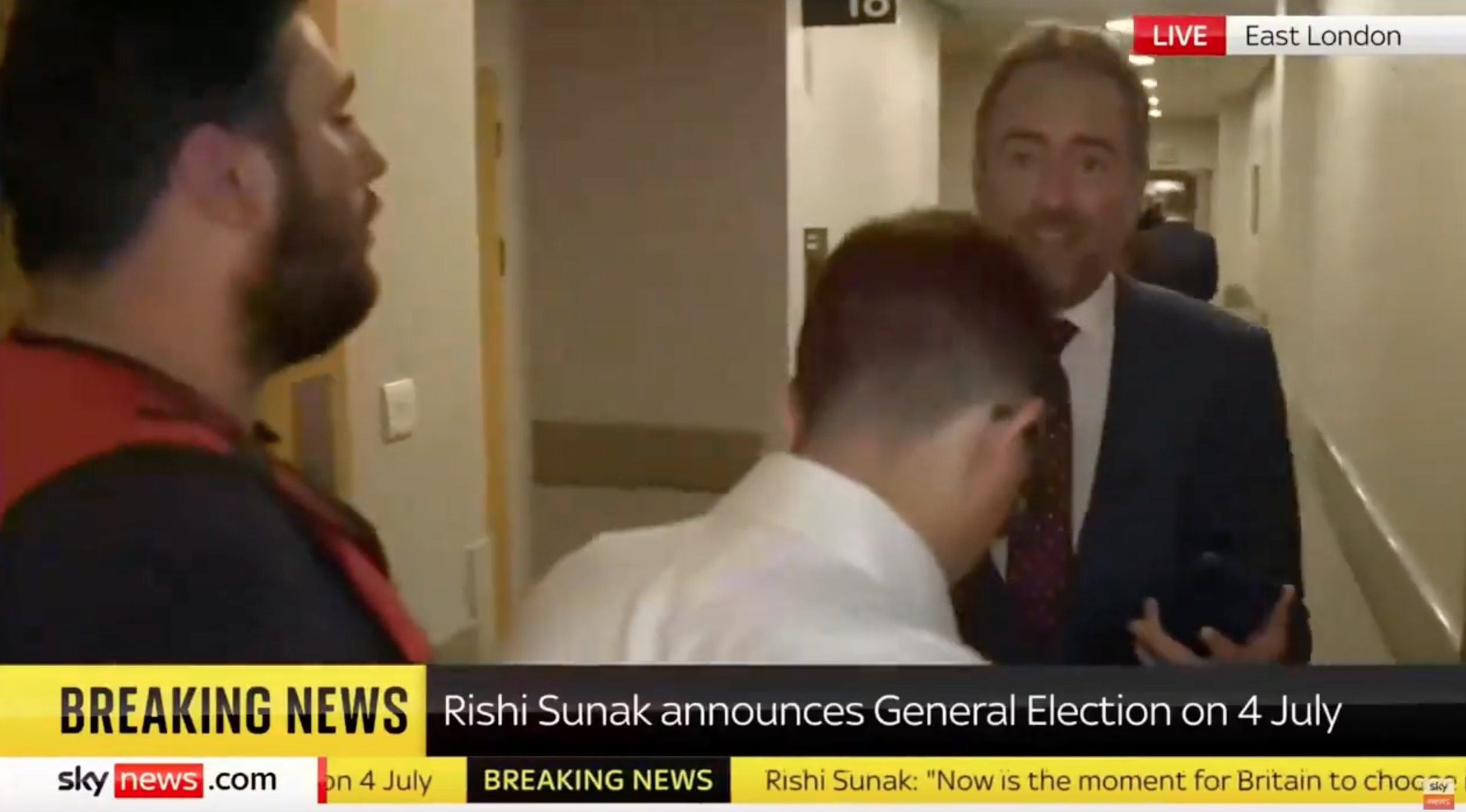 Sky News Journalist ‘Forcibly Removed’ From Tory Party Election Campaign Launch During Broadcast