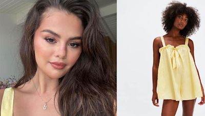 BRB, running to buy Selena Gomez’s butter yellow birthday playsuit