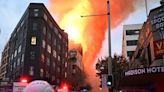 Huge fire engulfs seven-storey tower in central Sydney as highest-level ‘10th alarm’ emergency declared