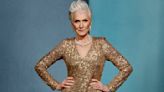 SI Swimsuit Legend Maye Musk Shines in Gold Sequined Gown
