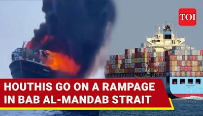 Houthi Attack Rocks 4th Ship In 24 Hours; U.S. Vessel Maersk Sentosa Targeted In Longest Strike - Times of India Videos