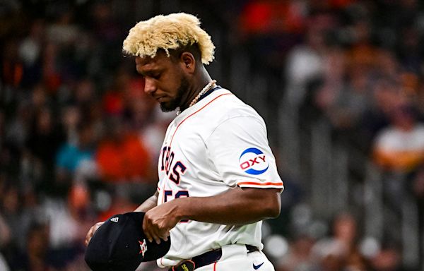 Astros' Ronel Blanco ejected due to foreign substance on hand, faces 10-game suspension