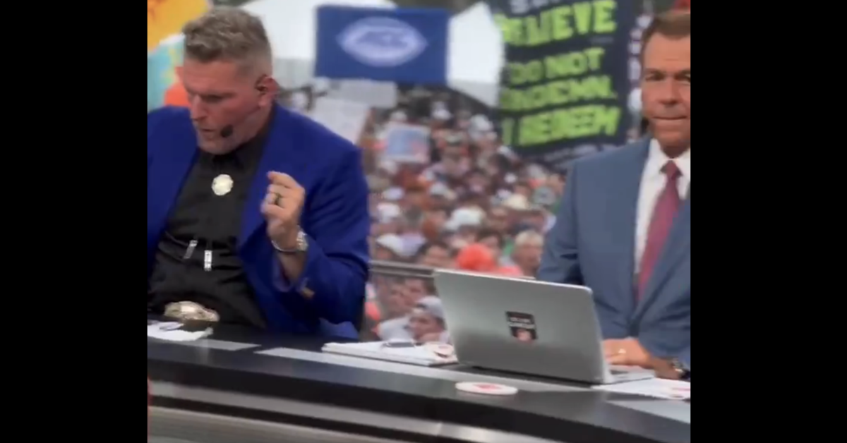 Nick Saban explains blank stare in viral College GameDay dancing moment with Pat McAfee