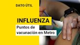 Vacunación contra la influenza en Metro de Santiago: Estas son las estaciones donde te puedes inocular gratis