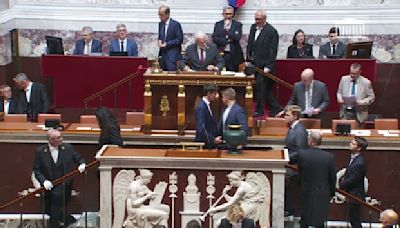 "Pas une voix aux fachos": à l'Assemblée, des députés refusent de serrer la main du benjamin RN