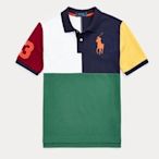 POLO Ralph Lauren 大馬 短袖 polo衫 拼接設計 青年款 現貨 美國姐妹屋