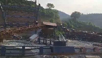 Uttarakhands Under Construction Signature Bridge Collapses Again Within A Year