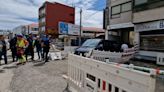 Muere un bombero en Vigo tras caerle una pared de un edificio en mal estado