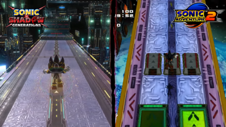 Sonic X Shadow Generations Showcases Side-By-Side Of Old & New Stages