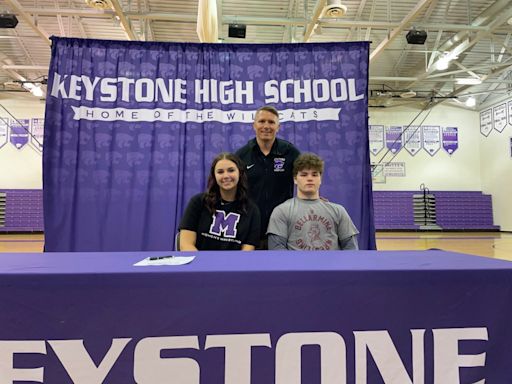 Keystone wrestling: Tristin Greene, Emily Jirousek among five Wildcats signing college letters of intent