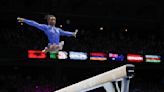 Simone Biles wins all-around title for the sixth time at the gymnastics world championships