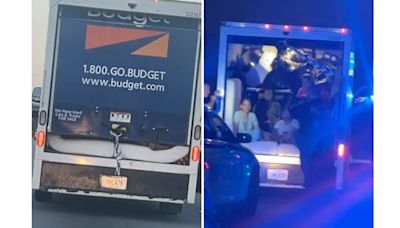 Box truck packed with people was not engaged in human trafficking: police