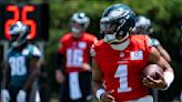 Jalen Hurts is adjusting to an Eagles offensive scheme that is ‘probably 95 percent new’ - Times Leader