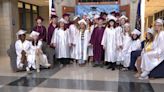 Graduating high school seniors from Mishawaka visit former elementary and middle schools