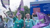 Healthcare assistants walk out in dispute over pay