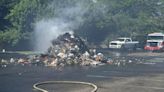 Crews respond to trash truck fire in Colorado Springs