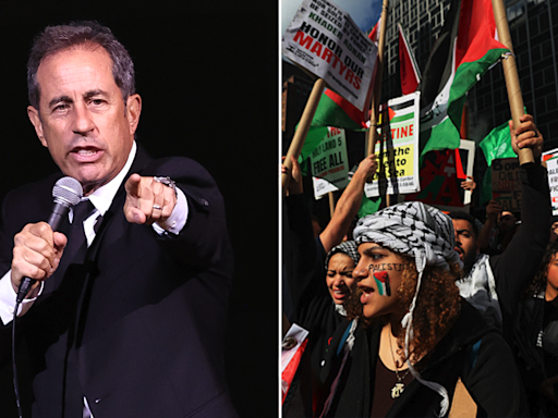 Jerry Seinfeld heckled by anti-Israel protester during comedy show: 'Jew-haters spice up the show'