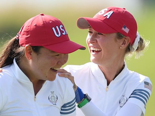 Solheim Cup 2024: USA hold off European foursomes fightback as Nelly Korda secures crucial point