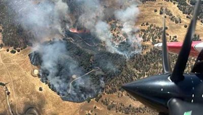 Fire burning in San Benito County grows to 180-acres