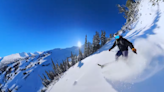 Skier Catches Powdery First Chair On Whistler Blackcomb's Legendary Peak Express